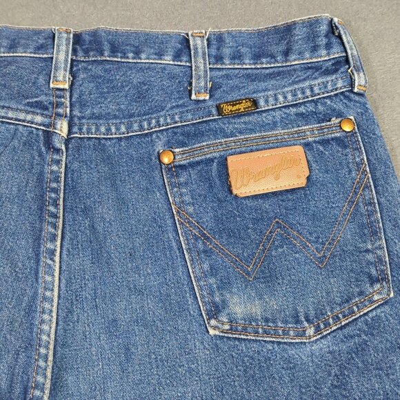 Wrangler VTG Jeans Men's 36x36 Fits 34x35 Blue 31MWZ Cowboy Cut Relaxed USA Made - Picture 1 of 12